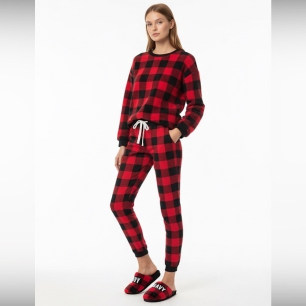 Buffalo Plaid Sweat Pants